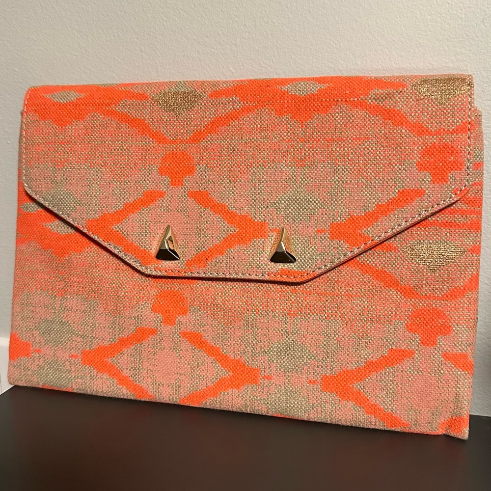 Stella & Dot Orange Clutch
